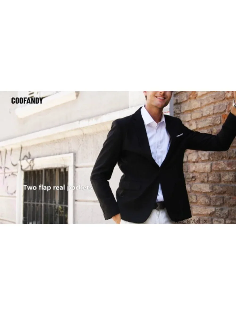 Slim Fit Lightweight Sport Coat Blazer Viscose Notch Lapel Casual